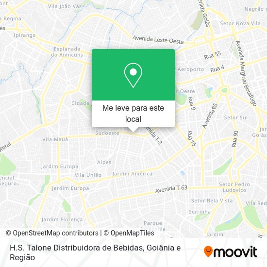 H.S. Talone Distribuidora de Bebidas mapa