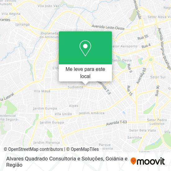 Alvares Quadrado Consultoria e Soluções mapa