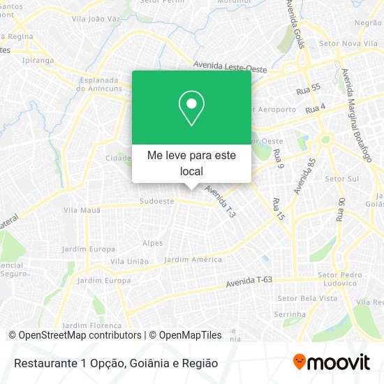 Restaurante 1 Opção mapa