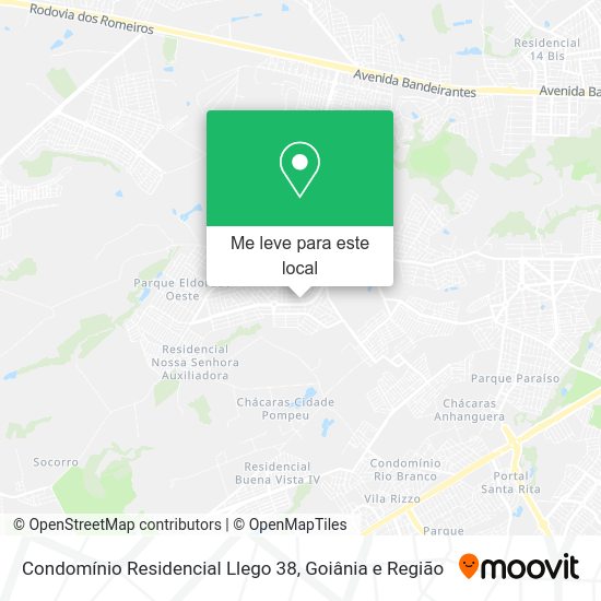 Condomínio Residencial Llego 38 mapa