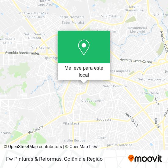 Fw Pinturas & Reformas mapa