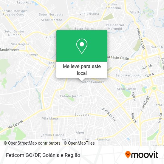 Feticom GO/DF mapa