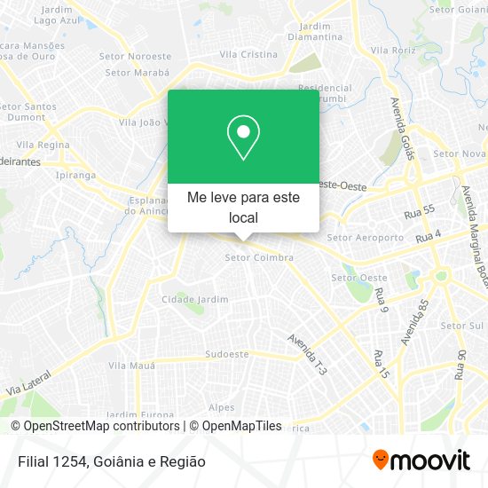 Filial 1254 mapa