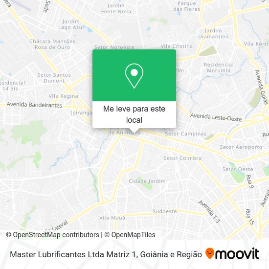 Master Lubrificantes Ltda Matriz 1 mapa