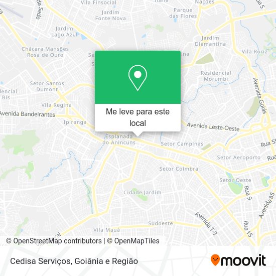 Cedisa Serviços mapa