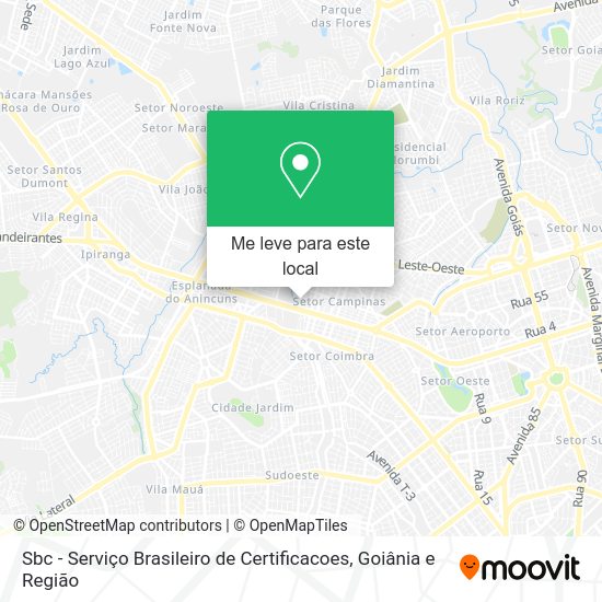 Sbc - Serviço Brasileiro de Certificacoes mapa