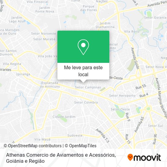 Athenas Comercio de Aviamentos e Acessórios mapa