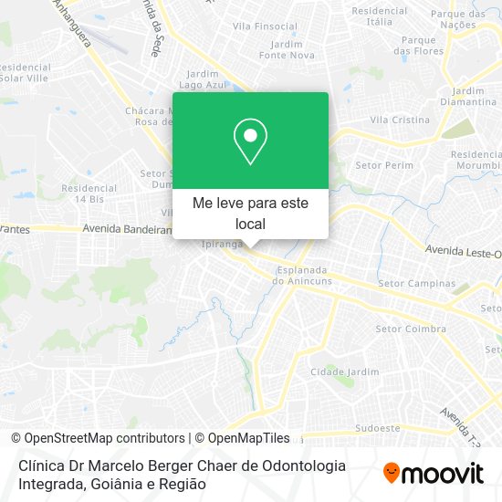 Clínica Dr Marcelo Berger Chaer de Odontologia Integrada mapa