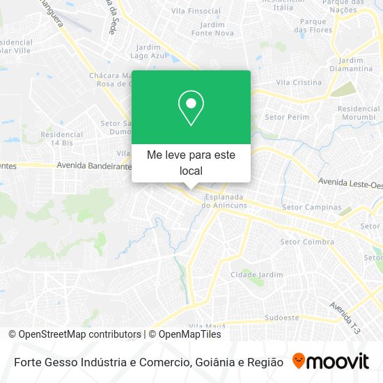 Forte Gesso Indústria e Comercio mapa