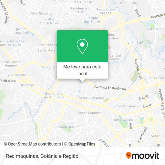 Recimaquinas mapa