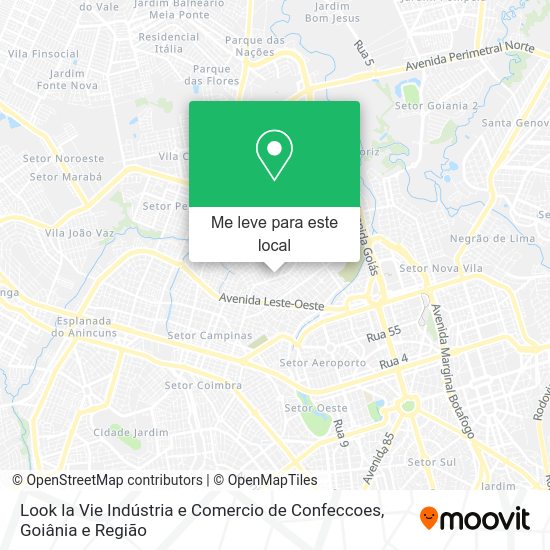 Look la Vie Indústria e Comercio de Confeccoes mapa