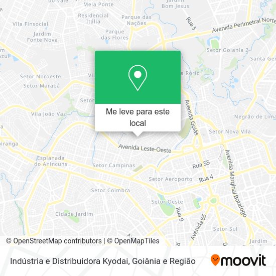 Indústria e Distribuidora Kyodai mapa