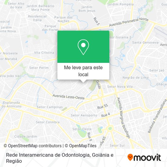 Rede Interamericana de Odontologia mapa
