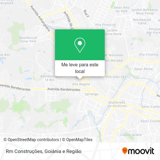 Rm Construções mapa
