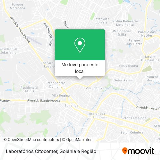 Laboratórios Citocenter mapa