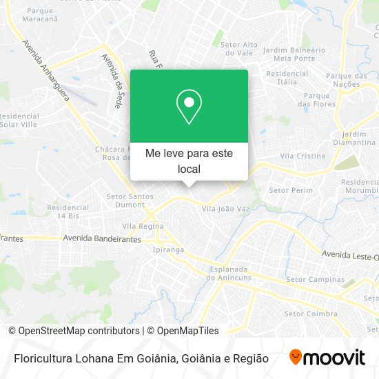 Floricultura Lohana Em Goiânia mapa