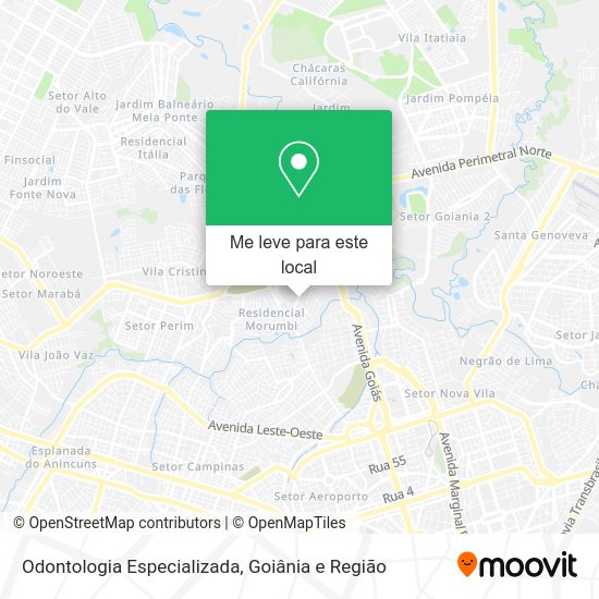 Odontologia Especializada mapa