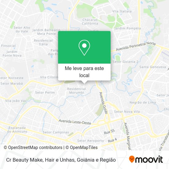 Cr Beauty Make, Hair e Unhas mapa