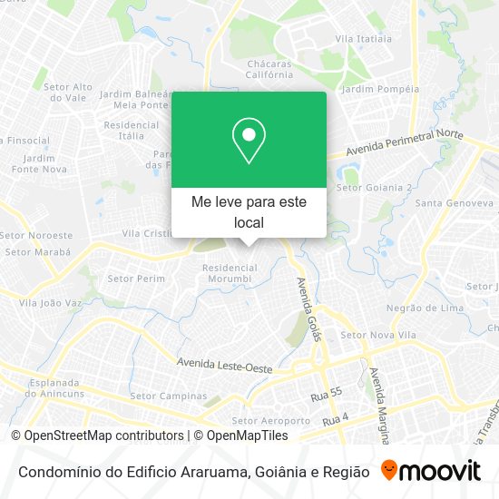 Condomínio do Edificio Araruama mapa