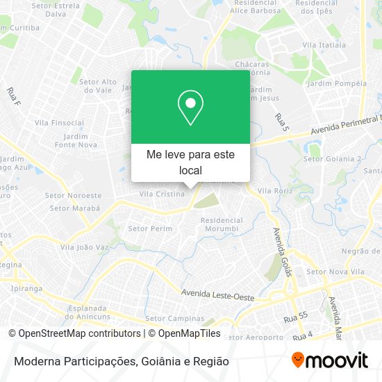 Moderna Participações mapa