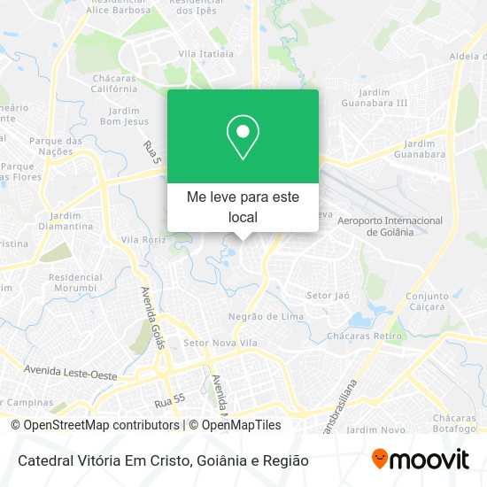 Catedral Vitória Em Cristo mapa