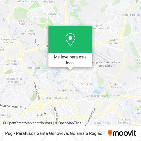 Psg - Parafusos Santa Genoveva mapa