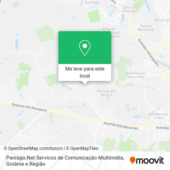 Paniago.Net Servicos de Comunicação Multimidia mapa