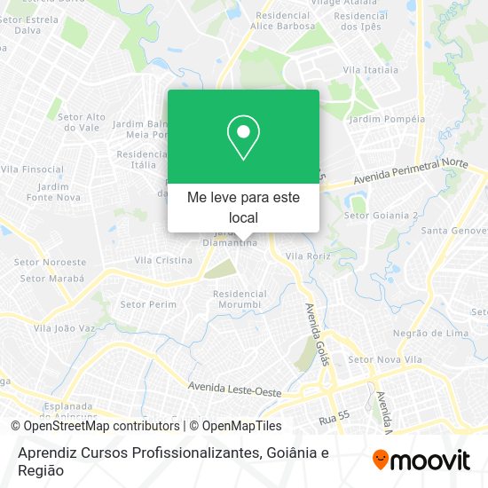 Aprendiz Cursos Profissionalizantes mapa