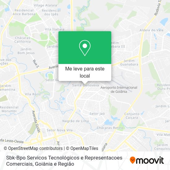 Sbk-Bpo Servicos Tecnológicos e Representacoes Comerciais mapa