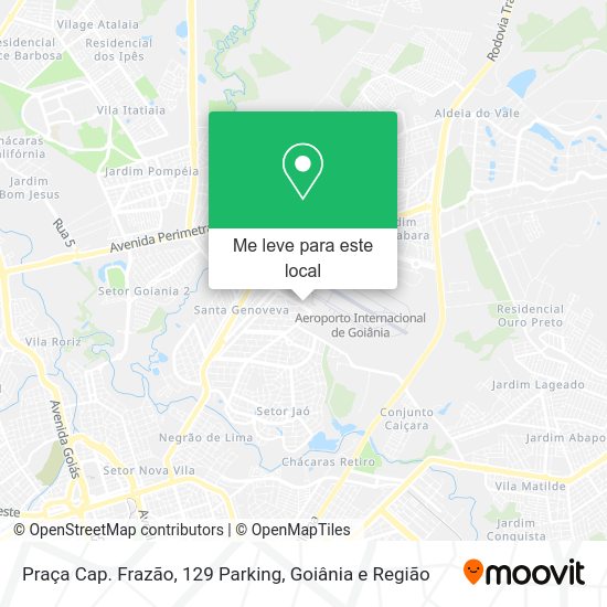 Praça Cap. Frazão, 129 Parking mapa