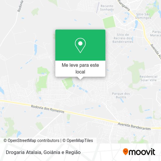 Drogaria Atalaia mapa