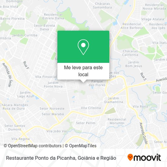 Restaurante Ponto da Picanha mapa