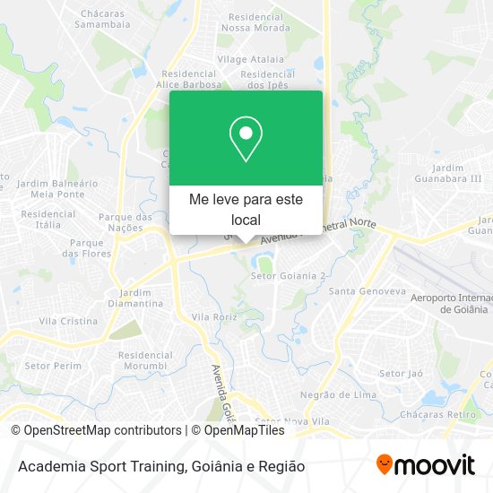 Academia Sport Training mapa