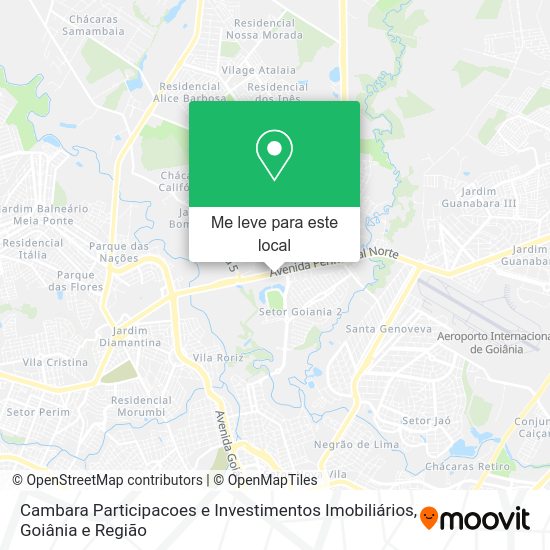 Cambara Participacoes e Investimentos Imobiliários mapa