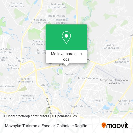 Mozayko Turismo e Escolar mapa
