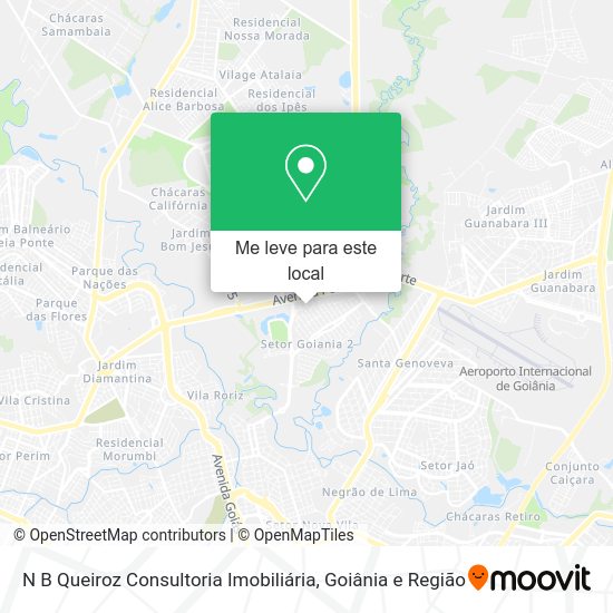 N B Queiroz Consultoria Imobiliária mapa