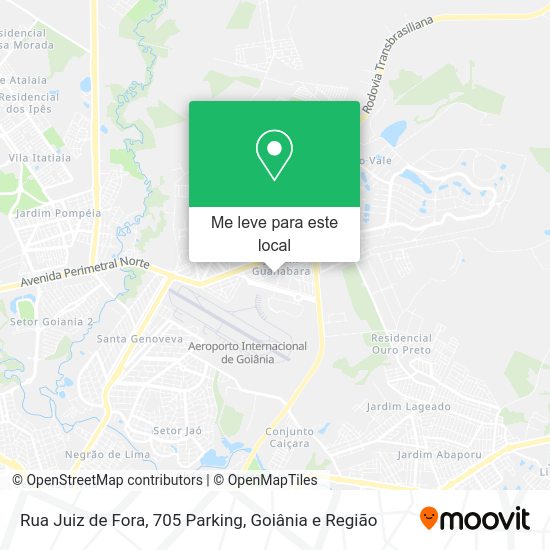 Rua Juiz de Fora, 705 Parking mapa