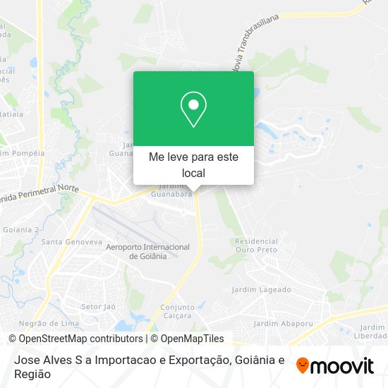 Jose Alves S a Importacao e Exportação mapa