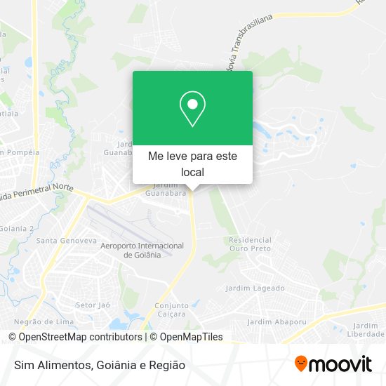 Sim Alimentos mapa