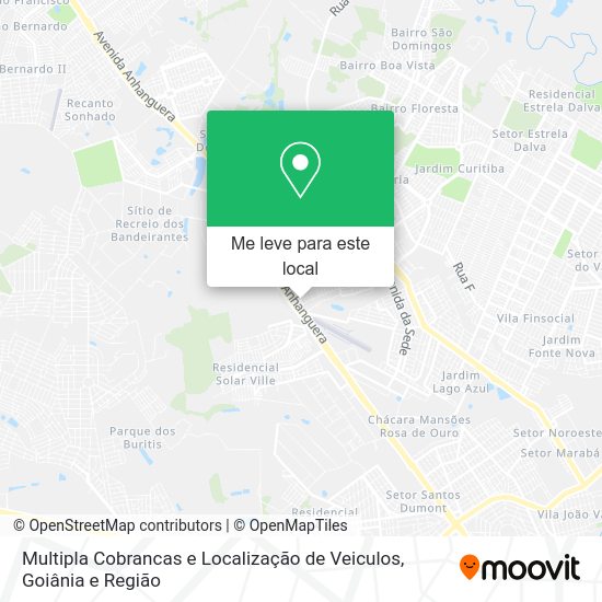 Multipla Cobrancas e Localização de Veiculos mapa