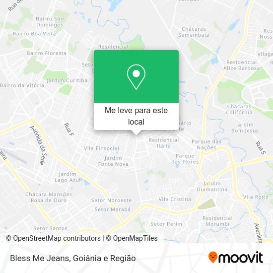 Bless Me Jeans mapa