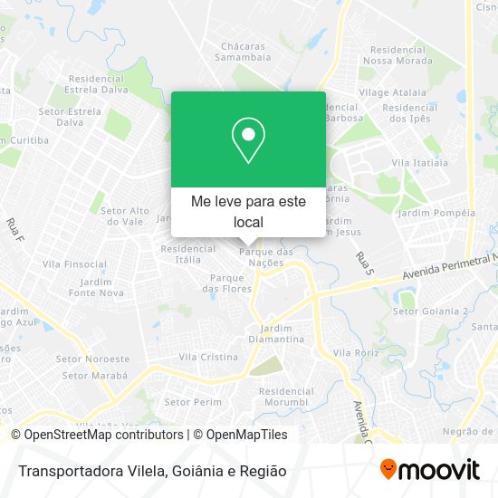 Transportadora Vilela mapa