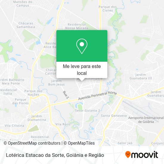 Lotérica Estacao da Sorte mapa