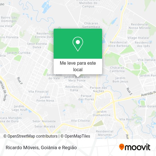 Ricardo Móveis mapa