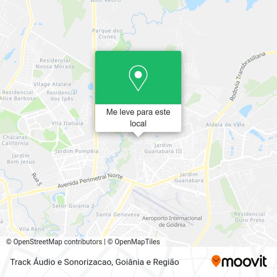 Track Áudio e Sonorizacao mapa
