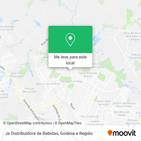 Je Distribuidora de Bebidas mapa