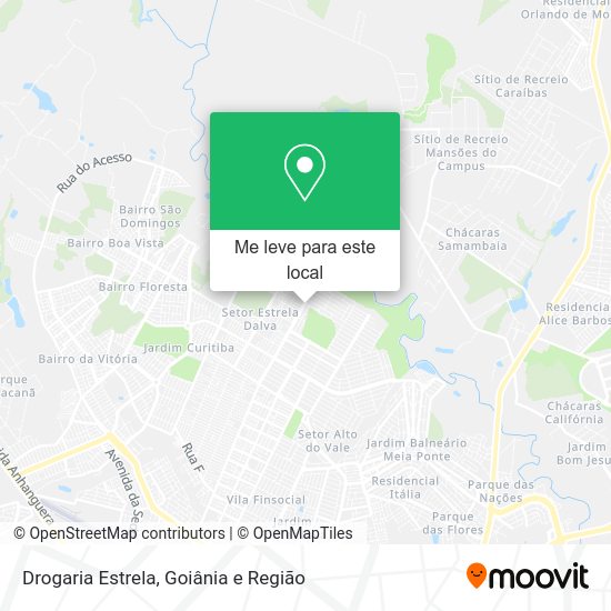 Drogaria Estrela mapa