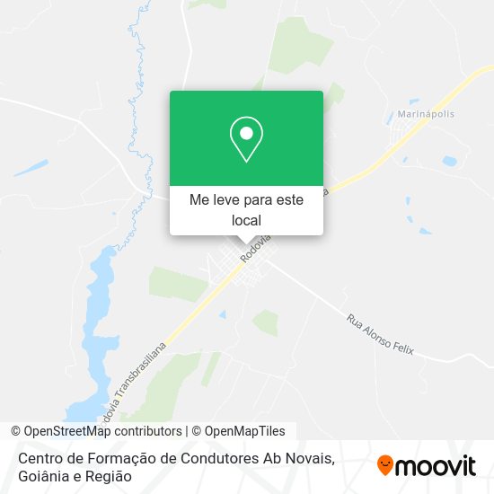 Centro de Formação de Condutores Ab Novais mapa