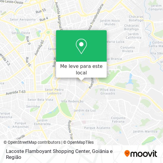 Lacoste Flamboyant Shopping Center mapa