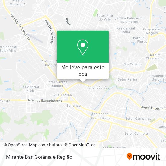 Mirante Bar mapa